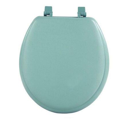 CHESTERFIELD LEATHER Fantasia Light Green Soft Standard Vinyl Toilet Seat, 17 In. CH32022